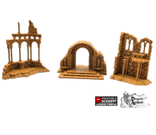 Load image into Gallery viewer, Roman Ruins Set - Apocalypse - Printable Scenery 28mm 32mm Wargaming Terrain D&D DnD