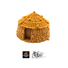 Load image into Gallery viewer, Rustic Round House - Decoquest Workshop - Terrain, Wargaming, D&D, DnD