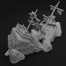 Load image into Gallery viewer, Sailor Wreck - Pirates vs Sailors Nightmare at Sea - Tabletop Terrain - Terrain Wargaming D&D DnD