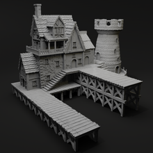 Load image into Gallery viewer, Sailor Dock - Pirates vs Sailors Nightmare at Sea - Tabletop Terrain - Terrain Wargaming D&D DnD