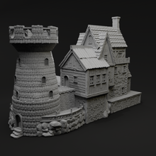 Load image into Gallery viewer, Sailor Dock - Pirates vs Sailors Nightmare at Sea - Tabletop Terrain - Terrain Wargaming D&D DnD