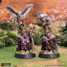 Load image into Gallery viewer, The Druid - Rise of the Halflings - Printable Scenery - Terrain, Wargaming, D&D, DnD 28mm 32mm 40mm 54mm