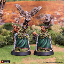 Load image into Gallery viewer, The Druid - Rise of the Halflings - Printable Scenery - Terrain, Wargaming, D&D, DnD 28mm 32mm 40mm 54mm
