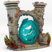 Load image into Gallery viewer, Underwater Temple Portal With Its Whirlwind Effect - Print Your Monsters - Wargaming D&D DnD