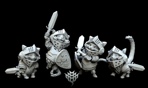 Pointy Eared Mercenaries Set - Of Iron and Steel - Mini Monster Mayhem Wargaming D&D DnD