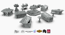 Load image into Gallery viewer, Dracul's Manor Dungeon Crypt Furnishing Set - Wargaming D&D DnD Vampire Dracula