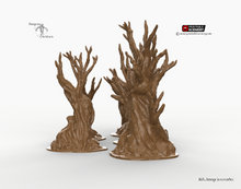 Load image into Gallery viewer, Gnarly Trees - Winterdale 15mm 28mm 32mm Wargaming Terrain D&amp;D, DnD
