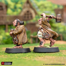 Load image into Gallery viewer, Mace Beadly - Rise of the Halflings - Printable Scenery Wargaming D&D DnD 28mm 32mm 40mm 54mm