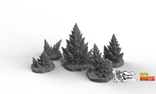 Load image into Gallery viewer, Toxic Alien Pines - Fantastic Plants and Rocks Vol. 2 - Print Your Monsters - Wargaming D&D DnD