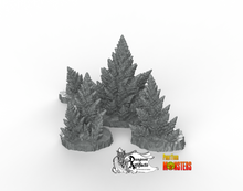 Load image into Gallery viewer, Toxic Alien Pines - Fantastic Plants and Rocks Vol. 2 - Print Your Monsters - Wargaming D&D DnD