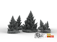 Load image into Gallery viewer, Toxic Alien Pines - Fantastic Plants and Rocks Vol. 2 - Print Your Monsters - Wargaming D&D DnD