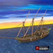 Load image into Gallery viewer, The Dhow - The Lost Islands 15mm 28mm 32mm Wargaming Terrain D&D DnD Pirates