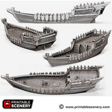 Load image into Gallery viewer, The Dhow - The Lost Islands 15mm 28mm 32mm Wargaming Terrain D&D DnD Pirates