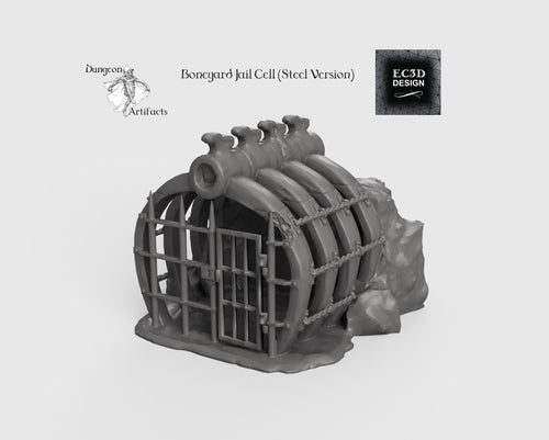 Ribcage Jail Cell - 15mm 28mm 32mm Wilds of Wintertide Wargaming Terrain D&D, DnD
