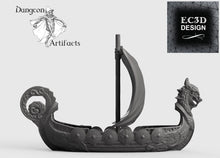 Load image into Gallery viewer, Longship - Wilds of Wintertide Wargaming Terrain D&D, DnD