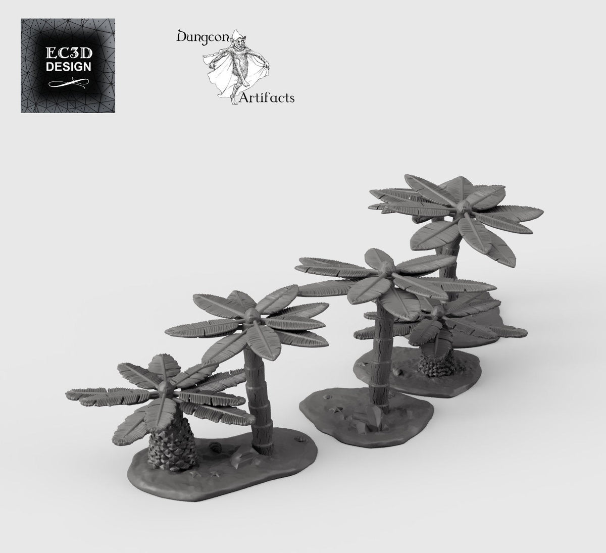 Palm Trees - 15mm 28mm 32mm Empire of Scorching Sands Wargaming Terrai ...