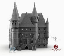 Load image into Gallery viewer, Dracul Manor - 15mm 28mm 32mm Dracula Dark Realms Medieval Scenery Mansion Wargaming Terrain Scatter D&amp;D DnD