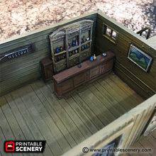 Load image into Gallery viewer, Saloon - Time Warp - Printable Scenery Wargaming Terrain Scatter Western D&D, DnD