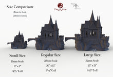 Load image into Gallery viewer, Dracul Small Chapel - 15mm 28mm 32mm Dracula Dark Realms Medieval Scenery Mansion Wargaming Terrain Scatter D&D DnD