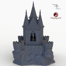 Load image into Gallery viewer, Dracul Small Chapel - 15mm 28mm 32mm Dracula Dark Realms Medieval Scenery Mansion Wargaming Terrain Scatter D&D DnD