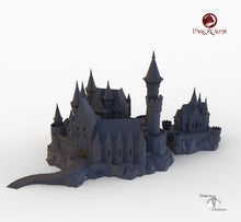 Load image into Gallery viewer, Dracul Castle Complete - 15mm 28mm 32mm Dark Realms Medieval Scenery Wargaming Terrain Scatter D&D DnD