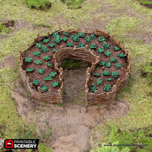 Load image into Gallery viewer, The Common Gardens - Hagglethorn Hollow Printable Scenery 15mm 20mm 28mm 32mm 37mm Terrain D&D DnD