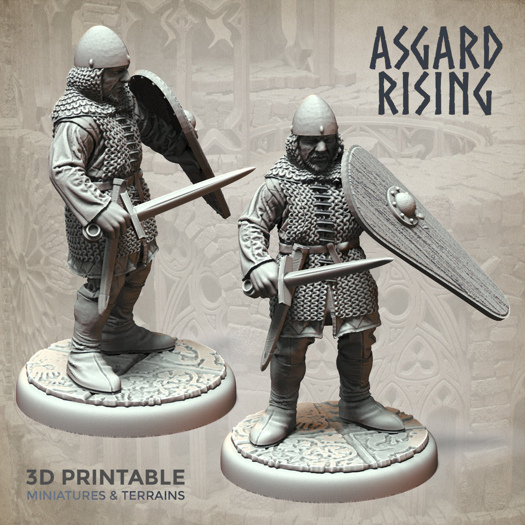 10 Mittelalterliche Gunners Miniaturen – 32 Mm Harz – Für Tabletop RPG, Dungeons & Dragons
