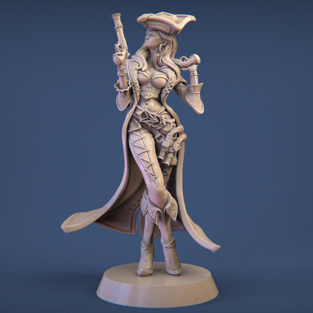 Anne the Pirate Captain - Nerikson - Wargaming D&D DnD – Dungeon