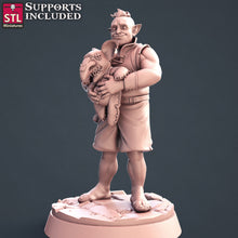 Load image into Gallery viewer, Townsfolk Set Part 1 - STL Miniatures - Wargaming D&D DnD