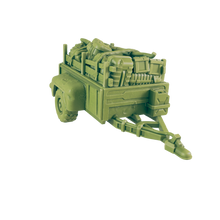 Load image into Gallery viewer, Towed Trailer - Beyond the Badlands - EC3D - Wasteland Terrain Wargaming D&D DnD 15mm 20mm 25mm 28mm 32mm 40mm 54mm 75mm