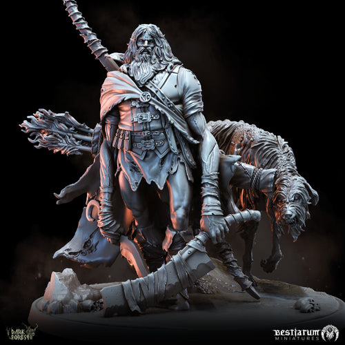 The Huntsman DIorama | Dark Forest | Bestiarum | Miniatures D&D Wargaming DnD
