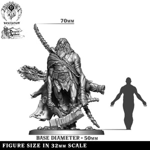 Huntsman with Hound | Dark Forest | Bestiarum | Miniatures D&D Wargaming DnD