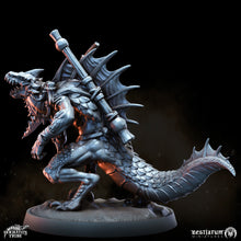 Load image into Gallery viewer, Sekhaton Coldbloods| Sekhaton Tribe | Bestiarum | Miniatures | D&amp;D | Wargaming | DnD