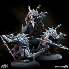 Load image into Gallery viewer, Sekhaton Coldbloods| Sekhaton Tribe | Bestiarum | Miniatures | D&amp;D | Wargaming | DnD