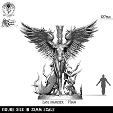 Load image into Gallery viewer, Zarael, the Faceless Queen | Echoes of the Seraphim | Bestiarum | Miniatures D&amp;D Wargaming DnD