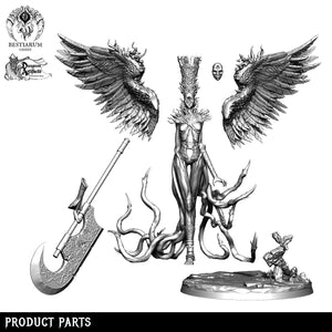 Zarael, the Faceless Queen | Echoes of the Seraphim | Bestiarum | Miniatures D&D Wargaming DnD