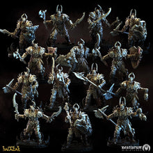 Load image into Gallery viewer, Exaltator Warriors | The Court of Balazar | Bestiarum | Miniatures D&amp;D Wargaming DnD