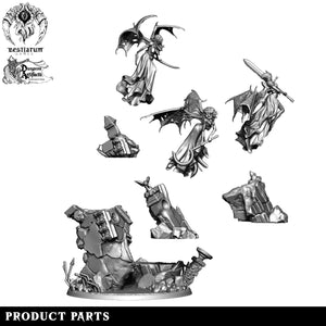 The Bloodied Consorts - Trio | The Abhorrents | Bestiarum | Miniatures D&D Wargaming DnD