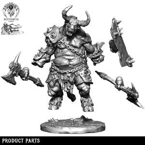 Aurox Reaver | Beastmen | Bestiarum | Miniatures D&D Wargaming DnD