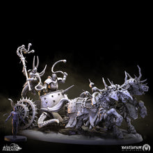 Load image into Gallery viewer, Gore Forged Chariot | Knights of the Beast | Bestiarum | Miniatures D&amp;D Wargaming DnD