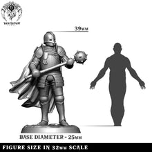 Load image into Gallery viewer, Guard Captain | House Lionheart | Bestiarum | Miniatures D&amp;D Wargaming DnD
