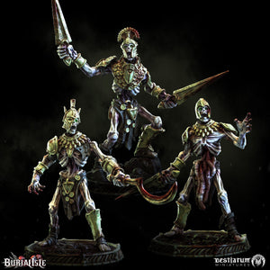 Risen Scythrian Warriors | Burial Isle | Bestiarum | Miniatures D&D Wargaming DnD