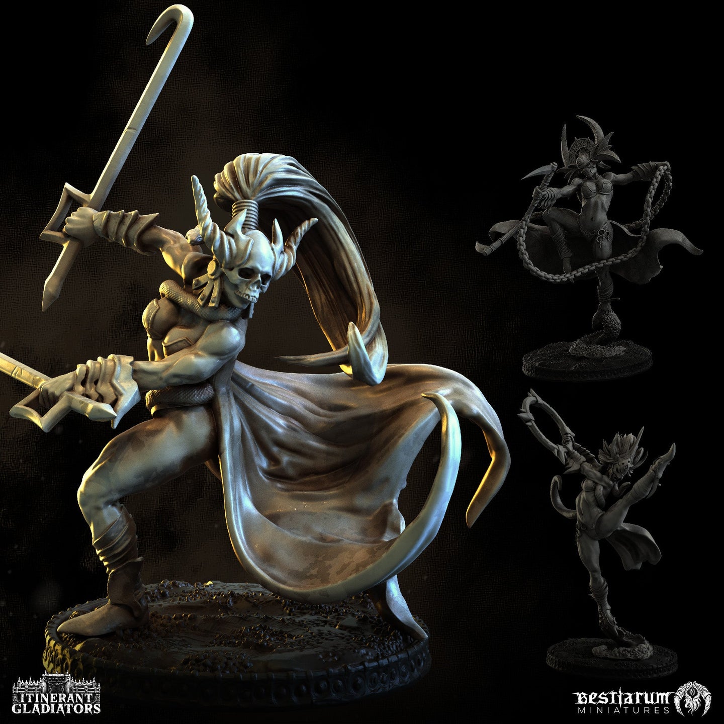 Death Dancers | Itinerant Gladiators | Bestiarum | Miniatures | D&D | Wargaming | DnD