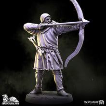 Load image into Gallery viewer, Militia Archers | House Lionheart | Bestiarum | Miniatures D&amp;D Wargaming DnD