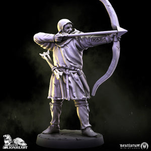 Militia Archers | House Lionheart | Bestiarum | Miniatures D&D Wargaming DnD