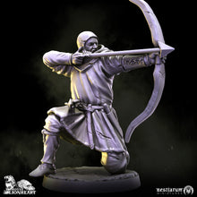 Load image into Gallery viewer, Militia Archers | House Lionheart | Bestiarum | Miniatures D&amp;D Wargaming DnD