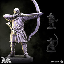 Load image into Gallery viewer, Militia Archers | House Lionheart | Bestiarum | Miniatures D&amp;D Wargaming DnD
