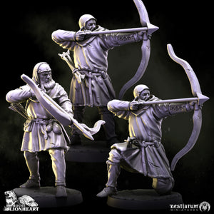 Militia Archers | House Lionheart | Bestiarum | Miniatures D&D Wargaming DnD