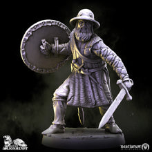 Load image into Gallery viewer, Militia Footmen | House Lionheart | Bestiarum | Miniatures D&amp;D Wargaming DnD