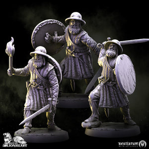 Militia Footmen | House Lionheart | Bestiarum | Miniatures D&D Wargaming DnD